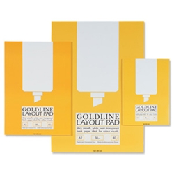 Goldline Layout Pad A2 50gsm [80 Sheet]